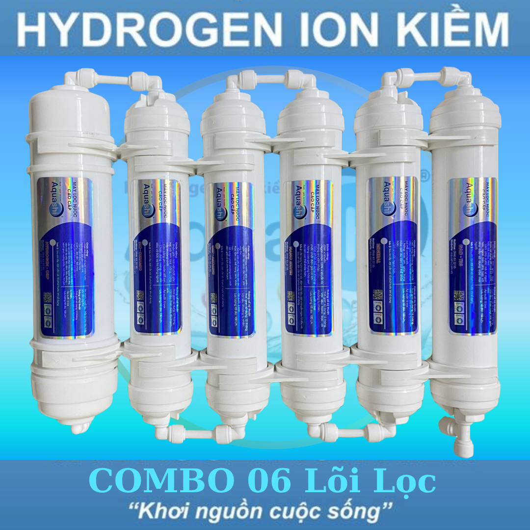 Combo 6 Lõi Tạo Hydrogen Cho Máy RO Thường